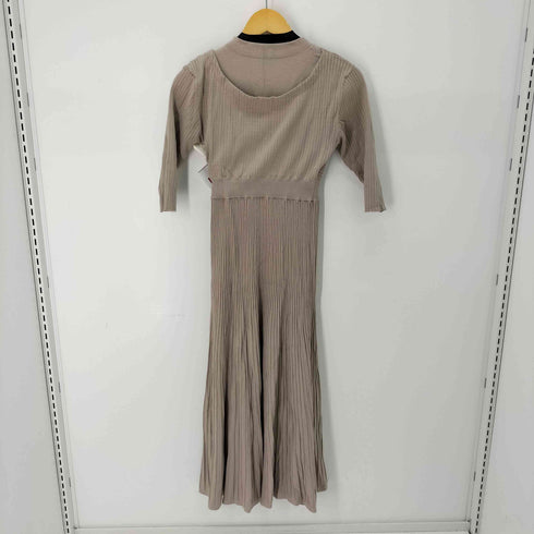 リリーブラウン Lily Brown レイヤードニットワンピース レディース ONE SIZE