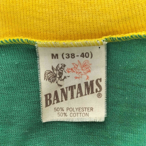 BANTAMS 70~80S WESLEY フロッキープリント VネックTシャツ メンズ M