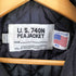 ショット Schott USA製 U.S. 740N PEA JACKET 裏地キルティング ピー コート イカリ ボタン メンズ US:40
