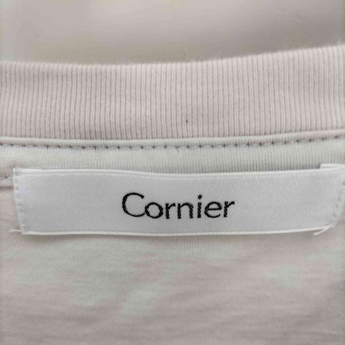 CORNIER COTTON T-SHIRTS クルーネック コットン Tシャツ メンズ import:S