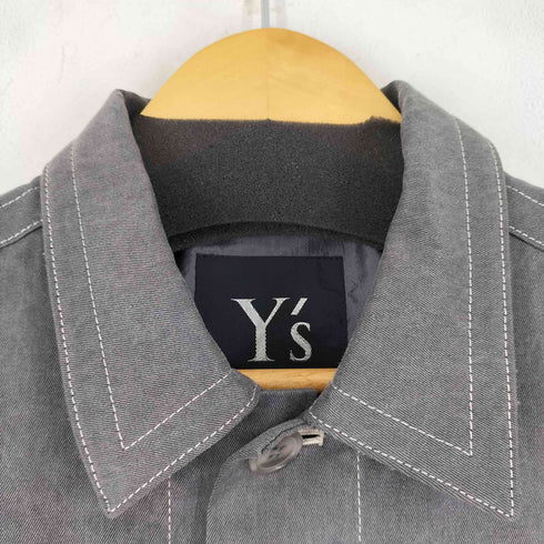 ワイズ Ys ナイロンコットン混クロップドトラッカージャケット メンズ