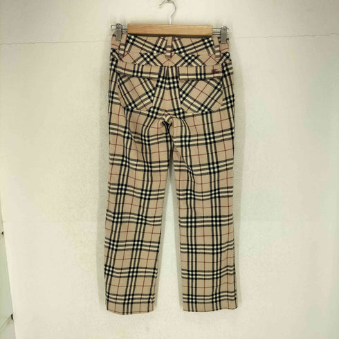 バーバリーブルーレーベル BURBERRY BLUE LABEL ノヴァチェックウールパンツ レディース 34