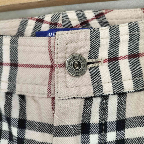 バーバリーブルーレーベル BURBERRY BLUE LABEL ノヴァチェックウールパンツ レディース 34