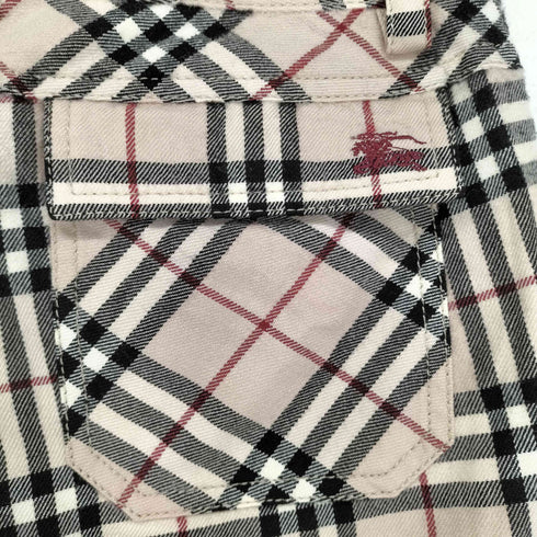 バーバリーブルーレーベル BURBERRY BLUE LABEL ノヴァチェックウールパンツ レディース 34