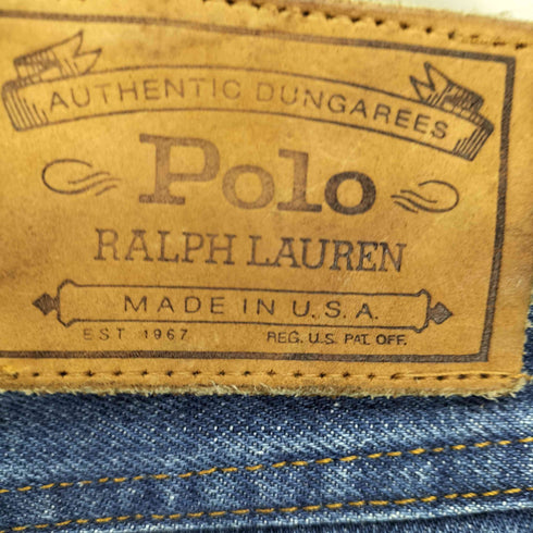 ポロラルフローレン POLO RALPH LAUREN USA製 ボタンフライ ストレート デニムパンツ メンズ 29