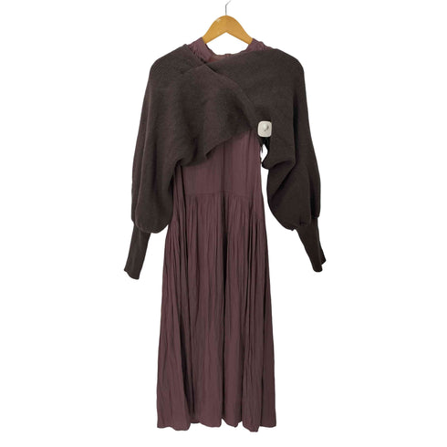 リリーブラウン Lily Brown ニットボレロセットギャザーワンピース レディース ONE SIZE