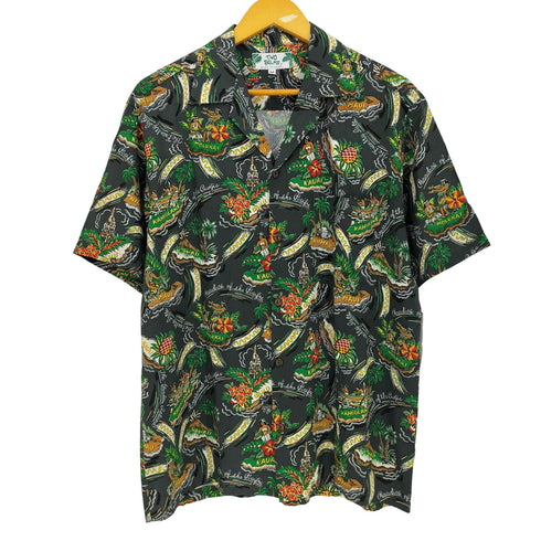 トゥーパームス TWO PALMS S/S Hawaiian Shirt メンズ M