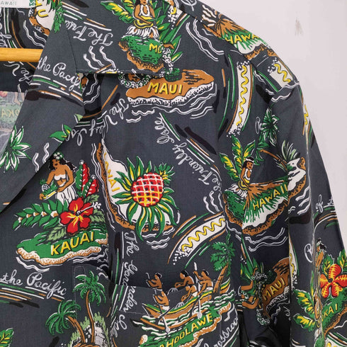 トゥーパームス TWO PALMS S/S Hawaiian Shirt メンズ M