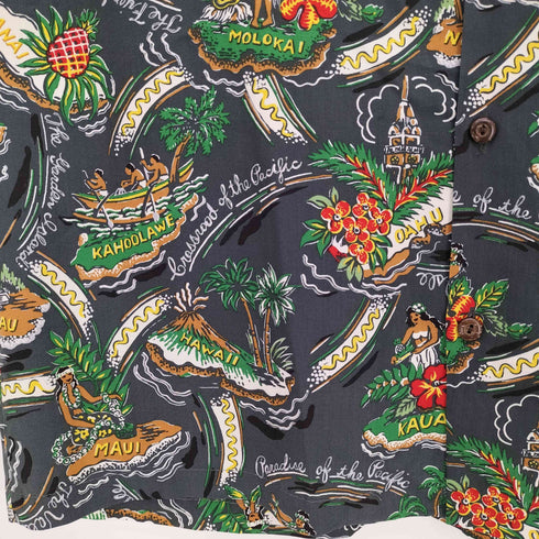 トゥーパームス TWO PALMS S/S Hawaiian Shirt メンズ M