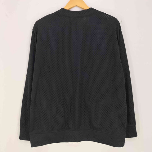 LA Blanks USA製 2LAYER MESH CARDIGAN メッシュカーディガン メンズ XL
