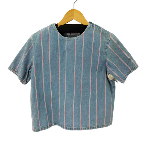 ティーバイアレキサンダーワン T by Alexander Wang ストライプ柄 デニムセットアップ レディース 24