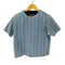 ティーバイアレキサンダーワン T by Alexander Wang ストライプ柄 デニムセットアップ レディース 24