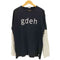 グッドイナフ GOODENOUGH 02年製 ロゴプリント フェイクレイヤードデザイン 両面プリント クルーネックTシャツ メンズ JPN:L