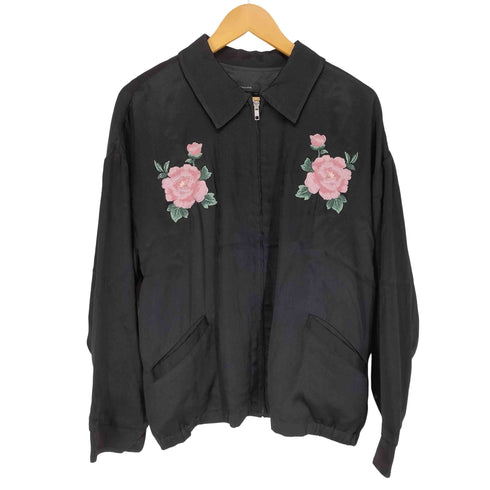 ジーナシス JEANASIS 両面刺繍スカジャン レディース FREE