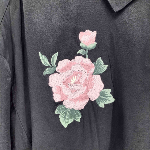 ジーナシス JEANASIS 両面刺繍スカジャン レディース FREE