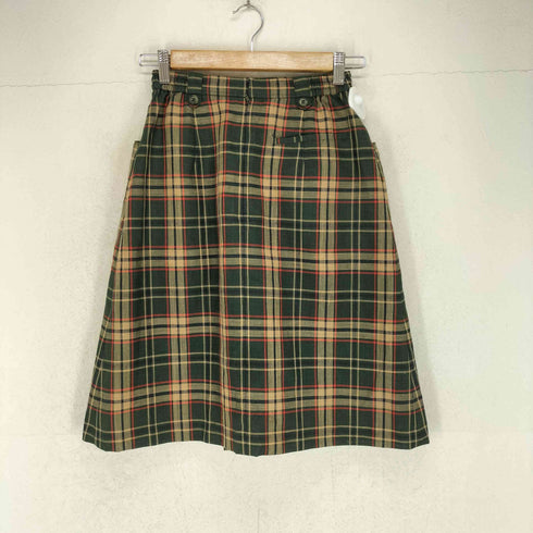 ダックス DAKS チェック柄スカート レディース 63-90