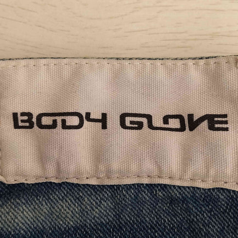 y2k BODY GLOBE ロゴプリント ダメージデニム ショーツ レディース JPN:M