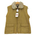 ウールリッチ WOOLRICH 70s USA製 裏地ファー ジップアップ ベスト メンズ import:L
