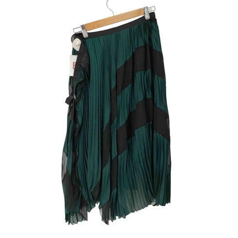 サカイ Sacai プリーツ 巻きラップスカート レディース JPN:2