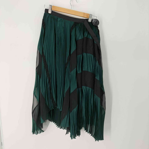 サカイ Sacai プリーツ 巻きラップスカート レディース JPN:2