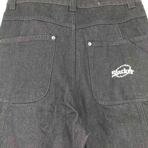 slacker Baggy Denim Pants Black メンズ JPN:M