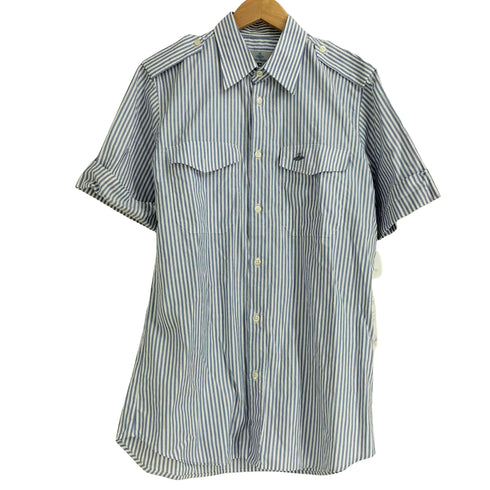 ヴィヴィアンウエストウッドマン Vivienne Westwood MAN オーブ刺繍 エポレット S/S ストライプシャツ メンズ 2