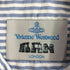 ヴィヴィアンウエストウッドマン Vivienne Westwood MAN オーブ刺繍 エポレット S/S ストライプシャツ メンズ 2