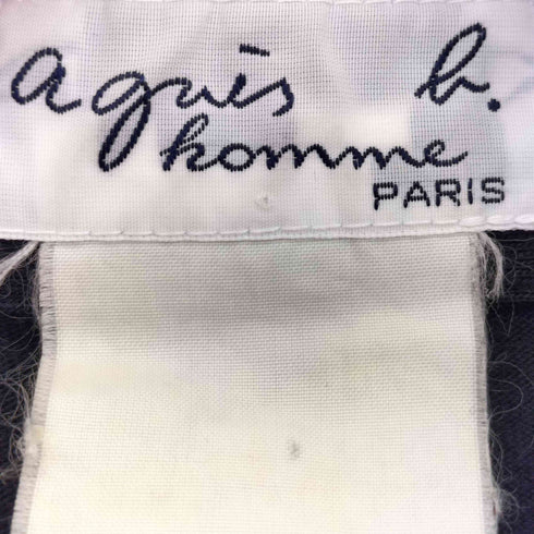 アニエスベーオム Agnes b.homme 80-90s 白タグ ポケット 長袖シャツ メンズ