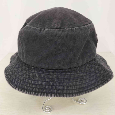 ステューシー Stussy 90s 紺タグ 同色ロゴ刺繍 バケットハット メンズ