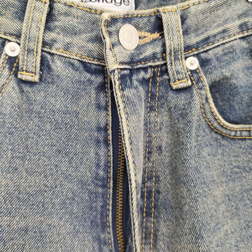 ozbridge Y2K ユーズド加工 デニムパンツ レディース S