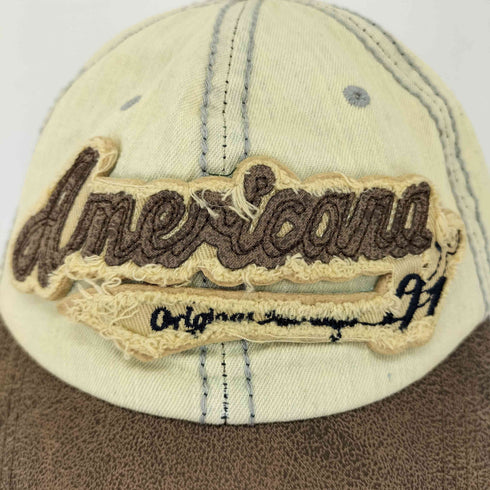 henghe Y2K 6パネル ロゴ刺繍 デザインキャップ レディース