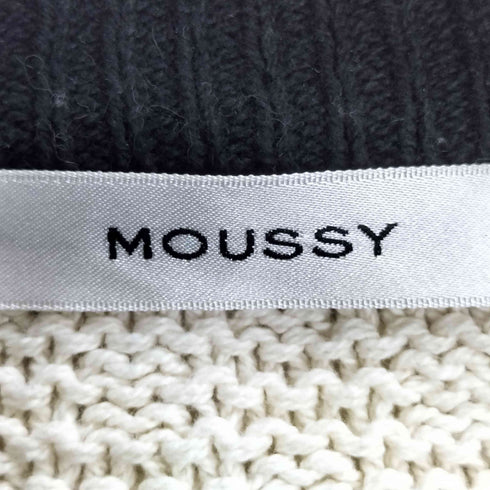 マウジー moussy 23AW BI COLOR KNIT カーディガン レディース FREE