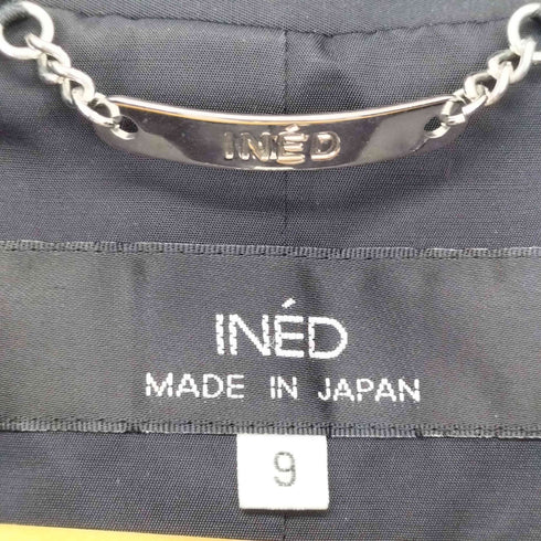 イネド INED ベルト付きダブルトレンチコート レディース JPN:9号