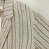 ザラ ZARA リネン混 スパンコール ストライプ ダブル テーラードジャケット レディース import:M