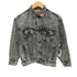 リーバイス Levis 80s USA製 57508-0256 ケミカルウォッシュ ブラックデニムジャケット メンズ import:M