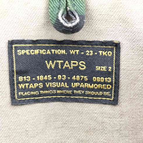 ダブルタップス WTAPS BUDS SS 02 SHIRT COTTON TWILL タイガーカモ メンズ JPN:2