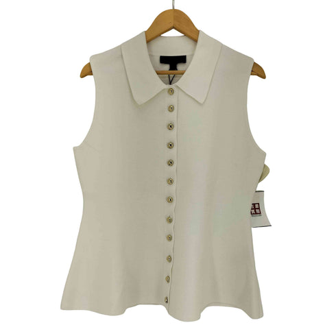 ザラ ZARA ペプラムニットベスト レディース import:L