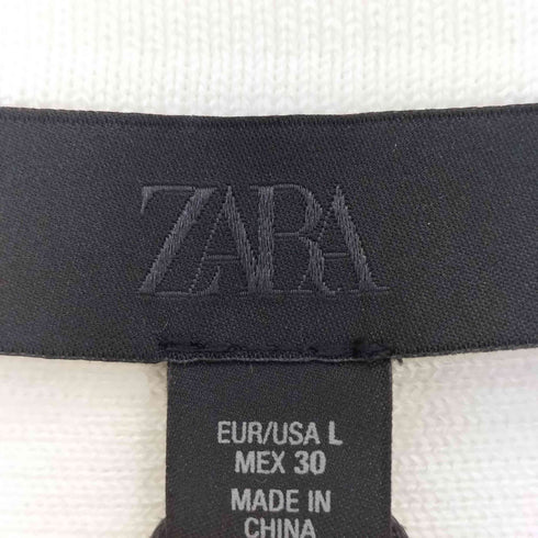 ザラ ZARA ペプラムニットベスト レディース import:L