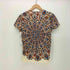 トリーバーチ TORY BURCH SOIREE LOGO T-SHIRT ペイズリー 総柄 クルーネック カットソー レディース import:S