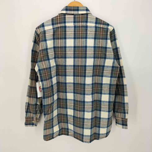 ウールリッチ WOOLRICH 80S USA製 両フラップ L/S チェック ネル シャツ メンズ