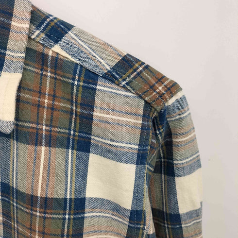 ウールリッチ WOOLRICH 80S USA製 両フラップ L/S チェック ネル シャツ メンズ