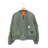 アルファインダストリーズ ALPHA INDUSTRIES 80s USA製 IDEALジップ MA-1 フライトジャケット メンズ L