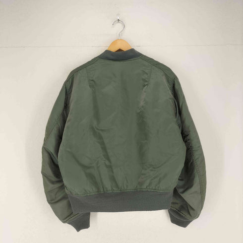 アルファインダストリーズ ALPHA INDUSTRIES 80s USA製 IDEALジップ MA-1 フライトジャケット メンズ L