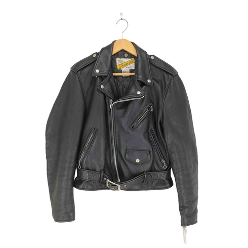 ショット Schott 80-90s USA製 バイカータグ 618 ダブルライダースジャケット メンズ 40