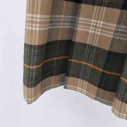 ザスコッチハウス The Scotch House タータンチェック プリーツ ウールスカート レディース
