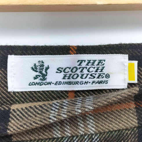 ザスコッチハウス The Scotch House タータンチェック プリーツ ウールスカート レディース