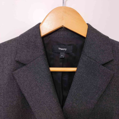 セオリー theory Sleek Flannel Boxy DB JKT レディース JPN:0