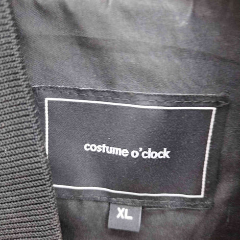COSTUME O'CLOCK ERNEST THOMAS BETHEL 大韓毎日申報 両面刺繍 ジップアップ ブルゾン ジャケット メンズ import:XL