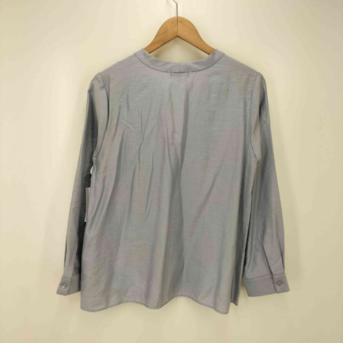 インディヴィ INDIVI ストライプドビー ボウタイブラウス レディース JPN:36