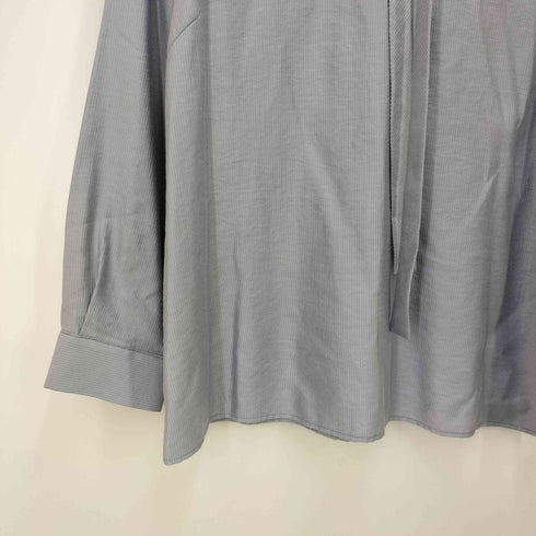 インディヴィ INDIVI ストライプドビー ボウタイブラウス レディース JPN:36